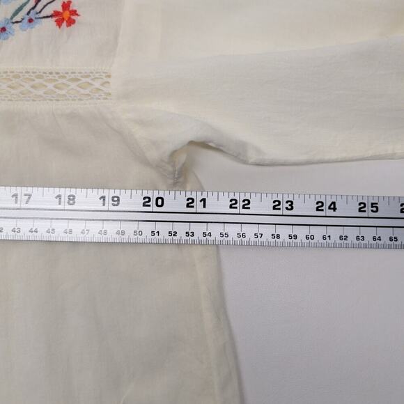 Roper Bohemian Embroidered Tunic Top Size Medium - Picture 5 of 9